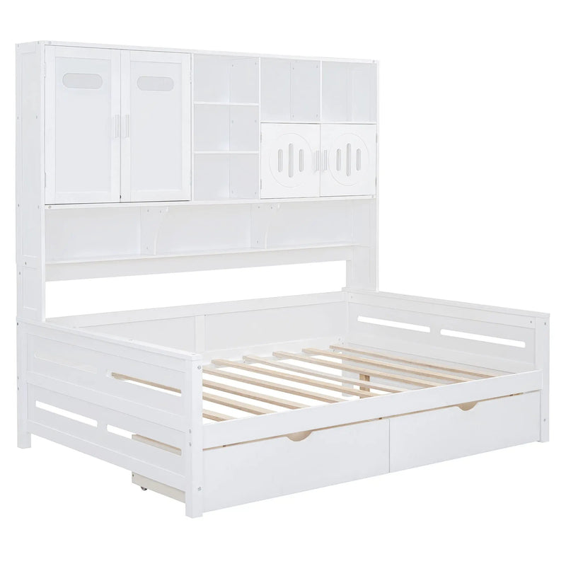 Daybed With All-In-One Cabinet And Shelf by Unique Piece Furniture
