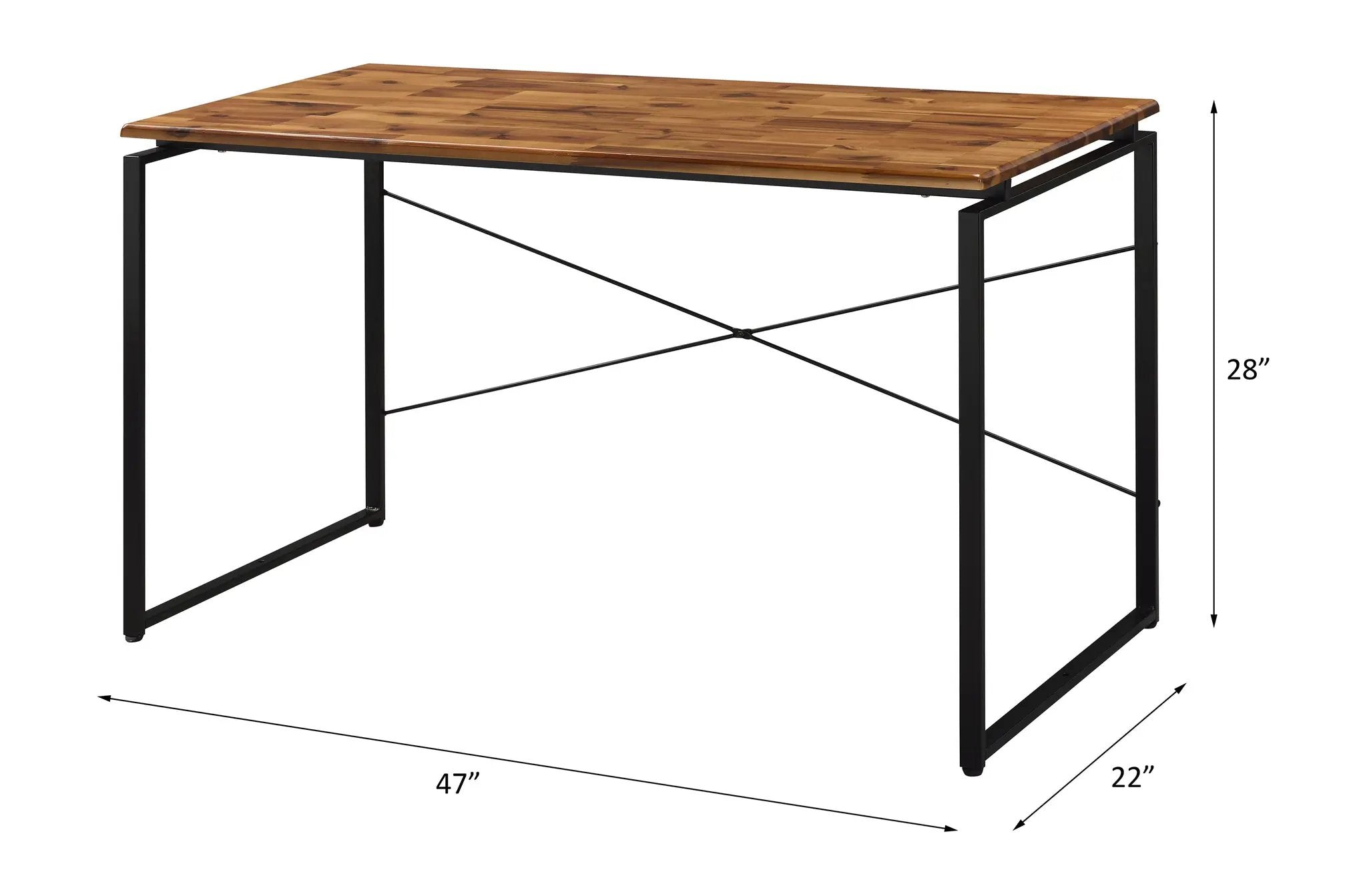 Jurgen Industrial Style Desk & Bookshelf Set by HouseOfZazla