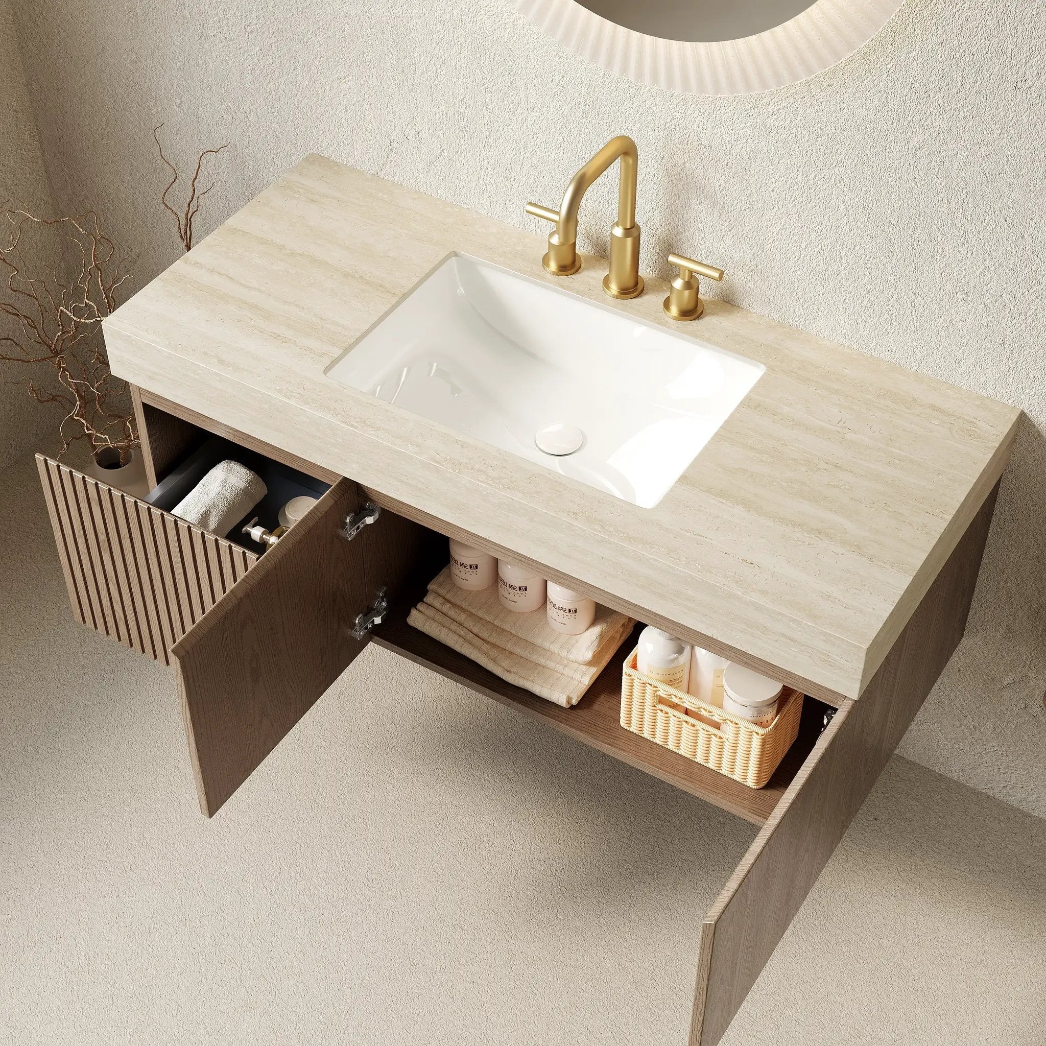 Muri 48" Bathroom Vanity & Sink by HouseOfZazla