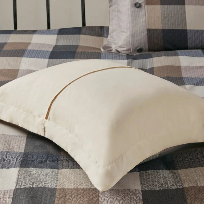 7 Piece Herringbone Comforter Set Neutral King by HouseOfZazla