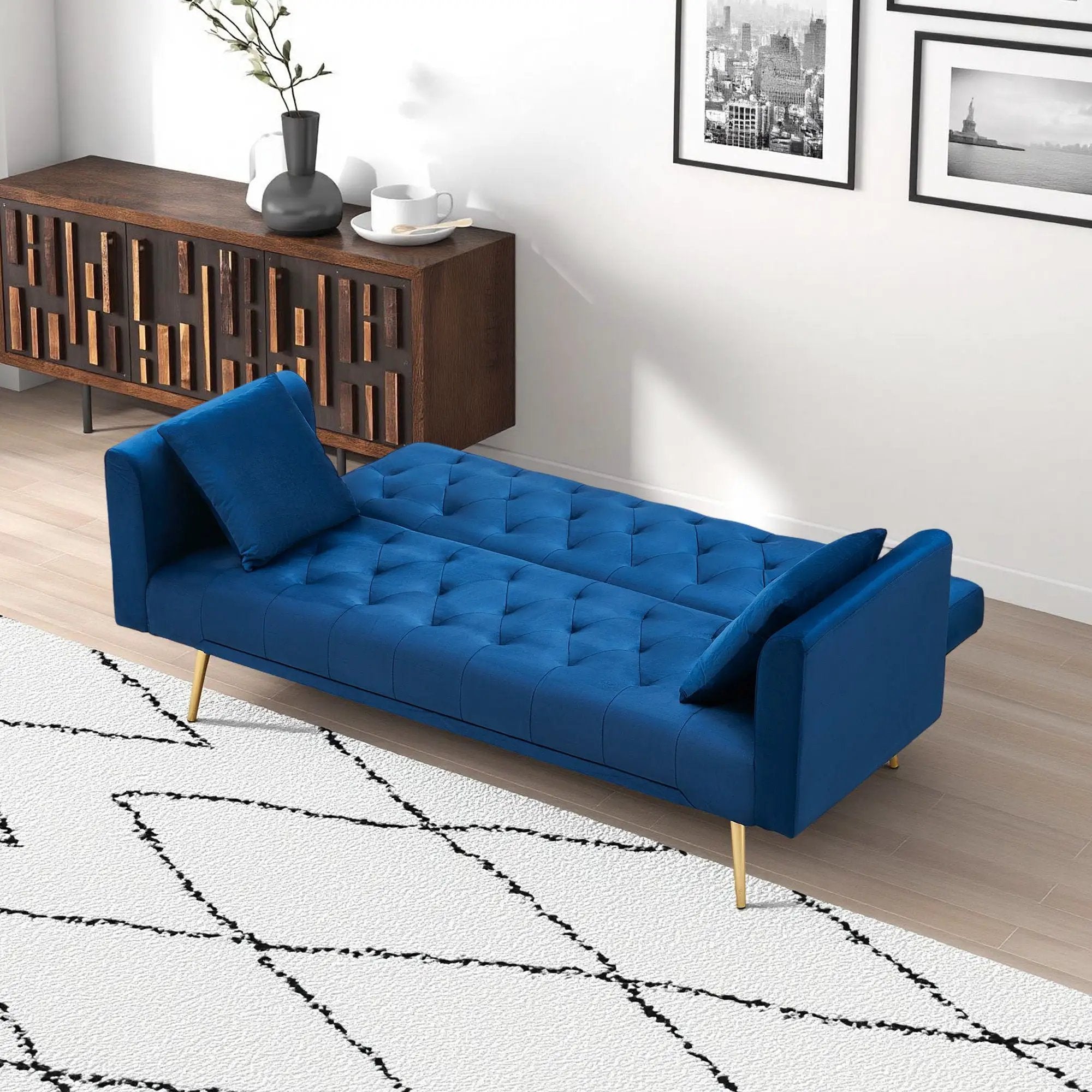 Convertible Double Folding Living Room Sofa Bed by Unique Piece Furniture