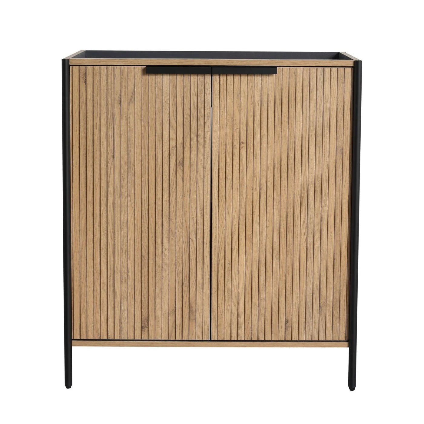 Contemporary Freestanding Bathroom Vanity With Adjustable Shelves by HouseOfZazla