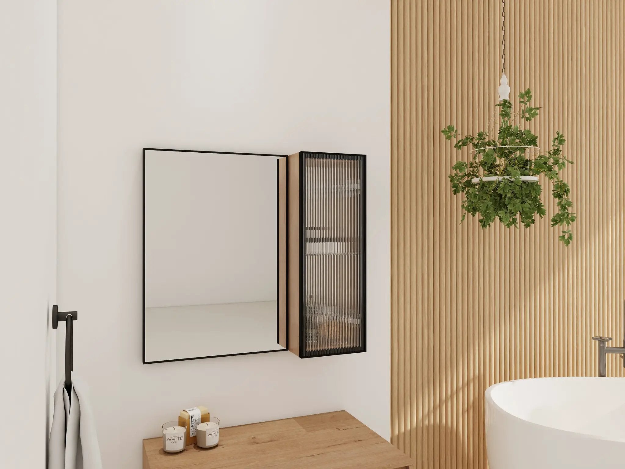 10'' Bathroom Wall Mirror Cabinet with Acrylic Door by HouseOfZazla
