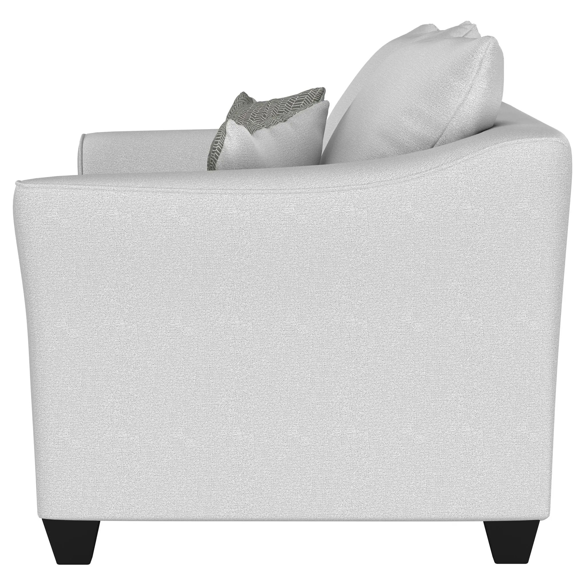 Salizar Upholstered Flared Arm Loveseat Sand by Unique Piece Furniture