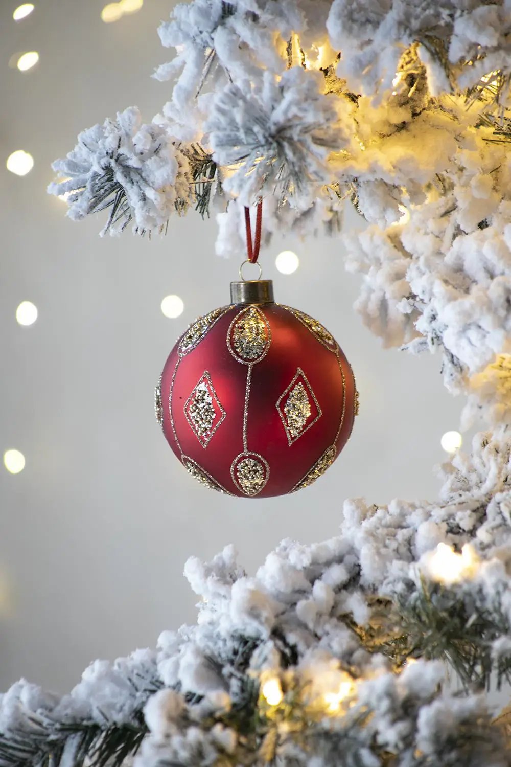Christmas Ball, Decorative Hanging Ball Christmas Tree Ornaments For Holiday Decorations by HouseOfZazla