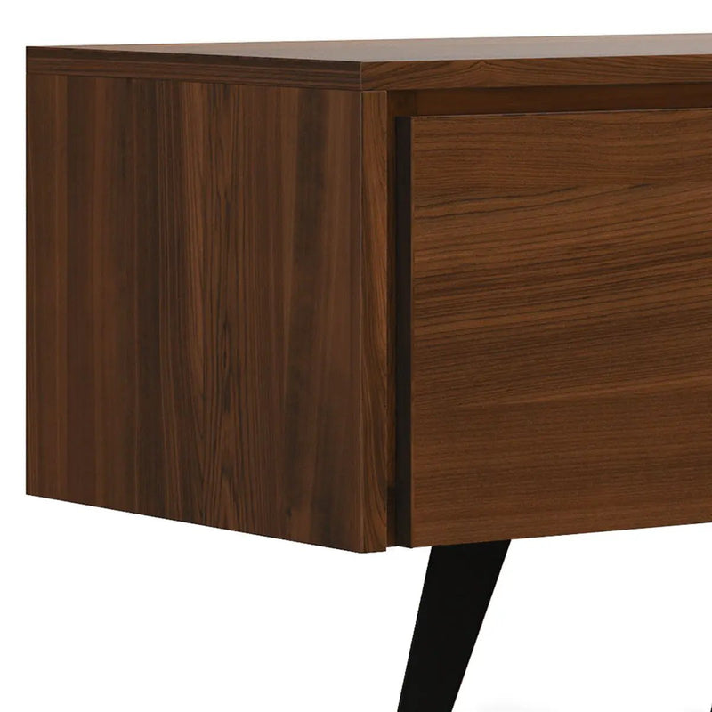Lowry - Handcrafted TV Media Stand - Walnut by HouseOfZazla