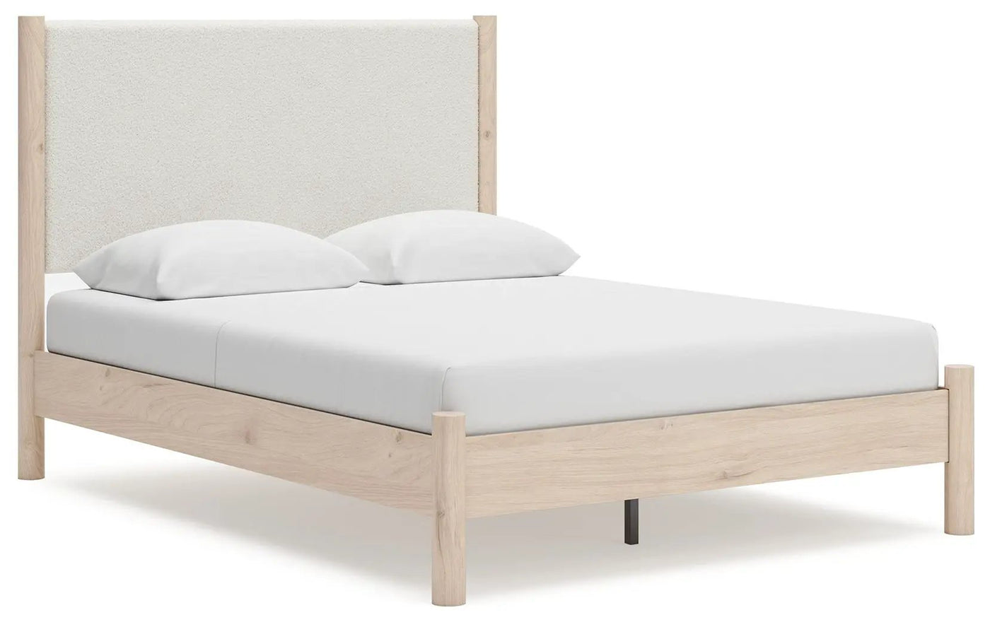 Cadmori - Upholstered Panel Bed by Unique Piece Furniture