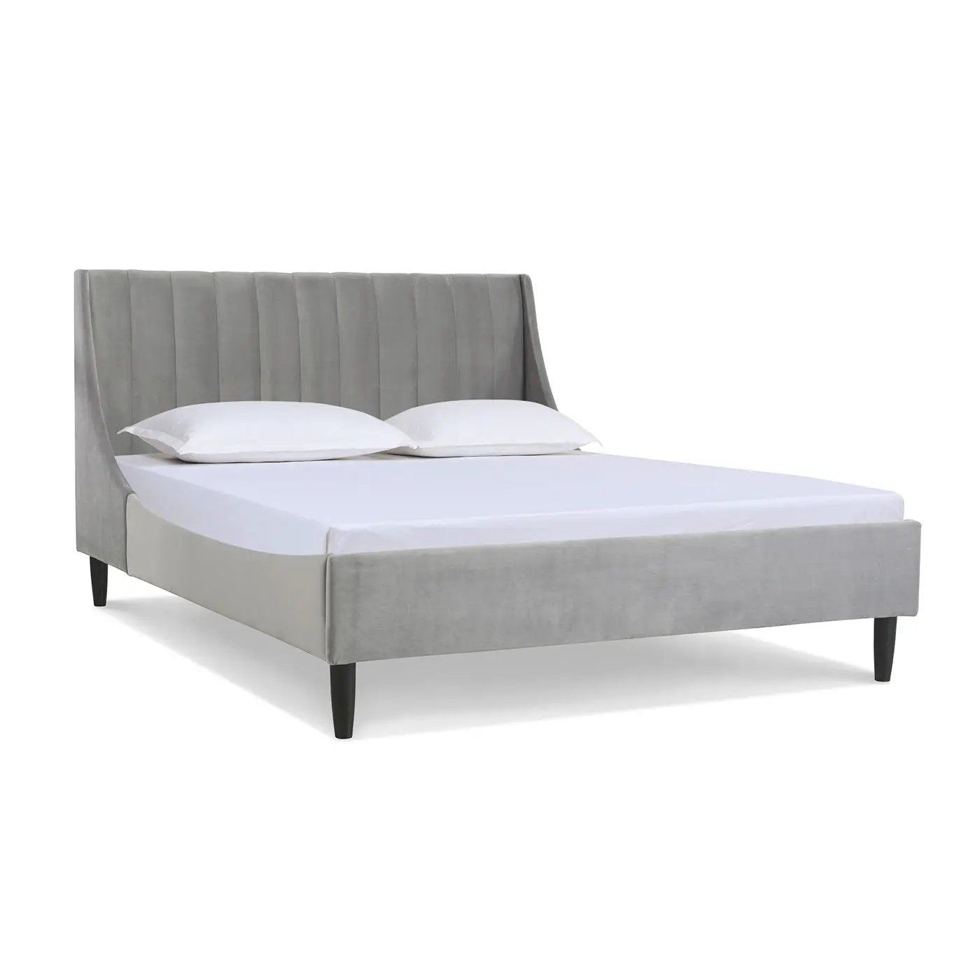 Aspen - Vertical Tufted Modern Headboard Platform Bed Set by Unique Piece Furniture