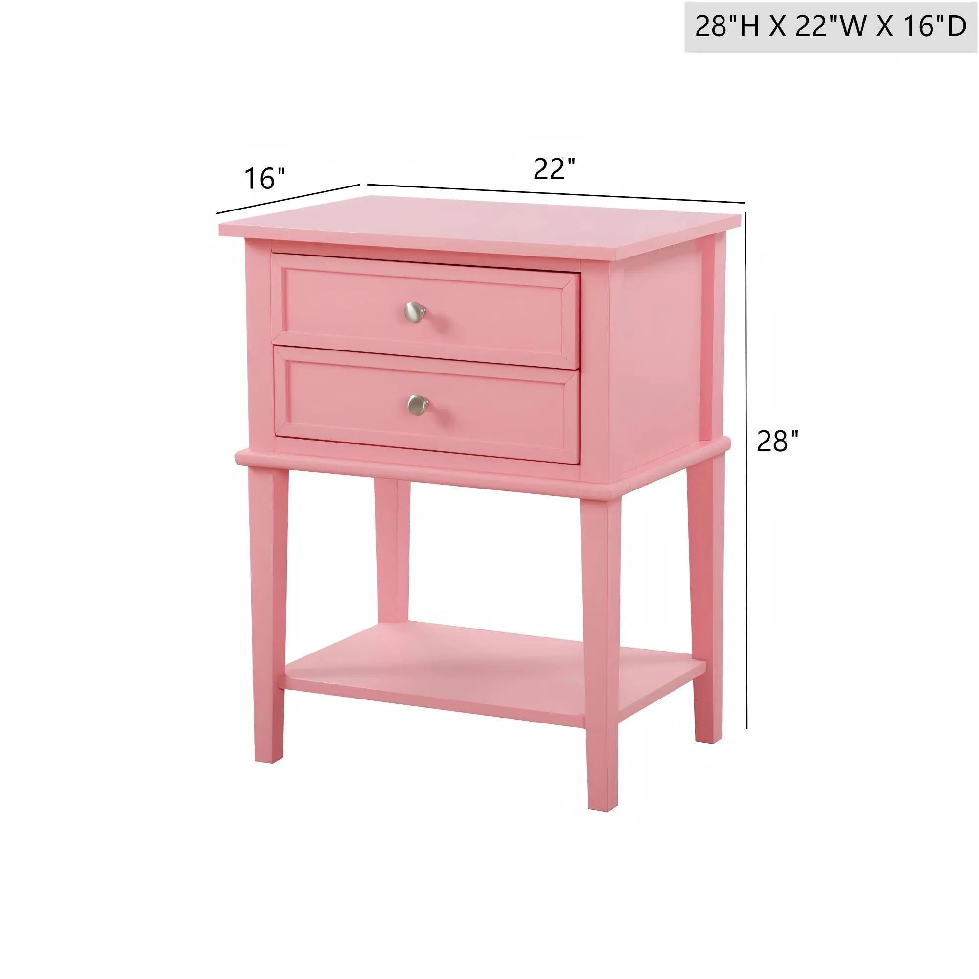 Vibrant Contemporary Nightstand by Unique Piece Furniture