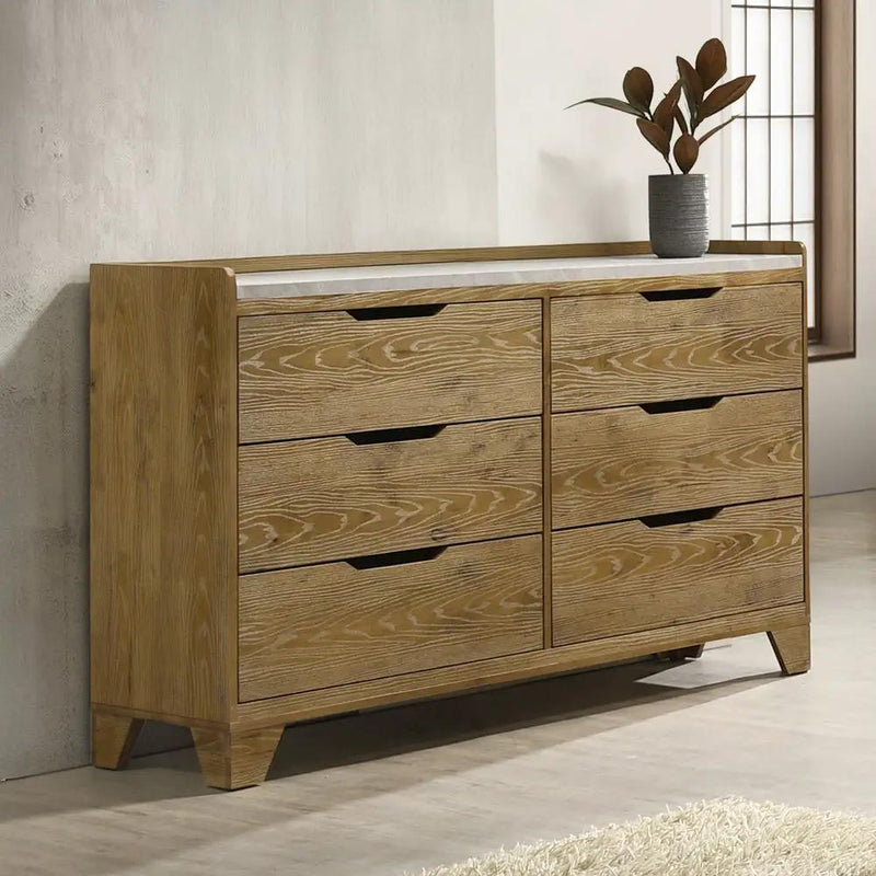 Garcia - Dresser - Light Brown by Unique Piece Furniture