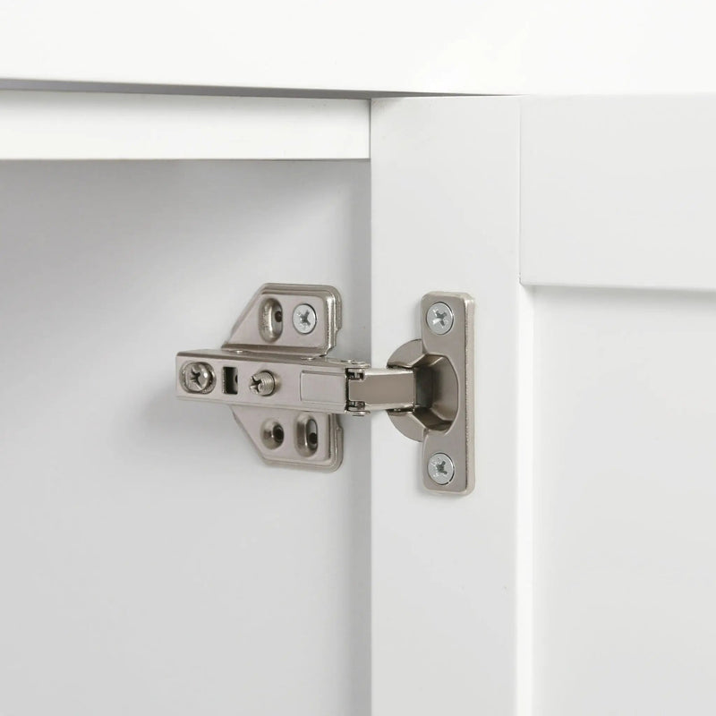 Bathroom Vanity With 2 Doors, 2 Drawers, Adjustable Shelf, Hidden Slides & Soft Close Hinges