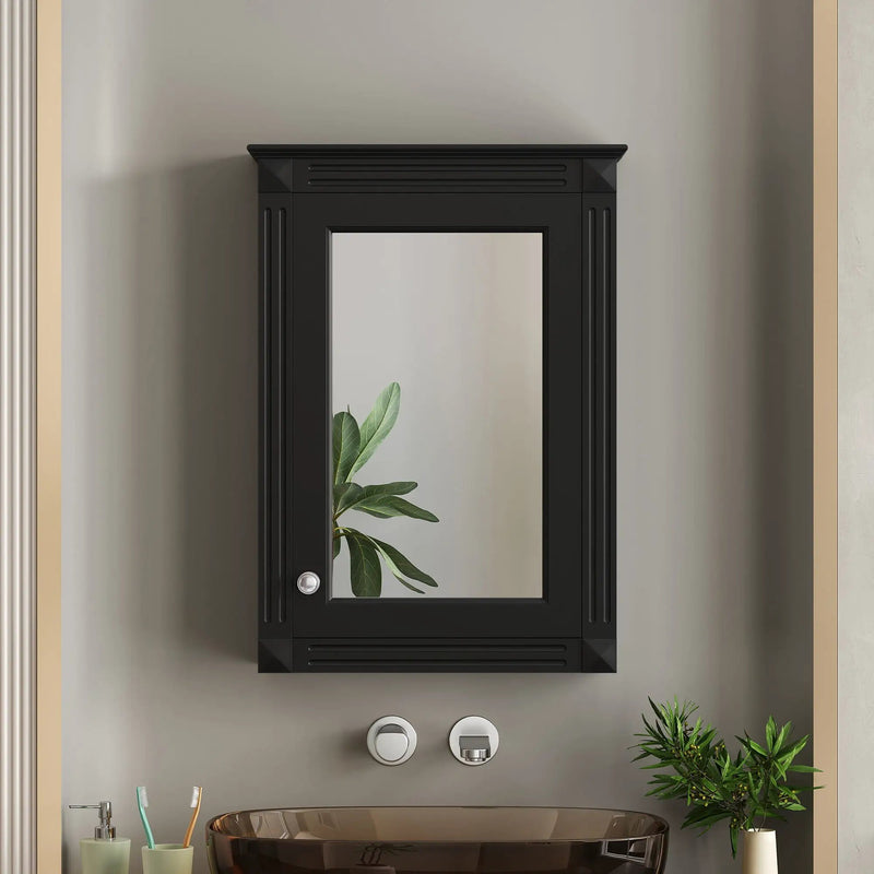 Wall Mounted Bathroom Storage Medicine Cabinet For Over Toilet With Mirror by HouseOfZazla
