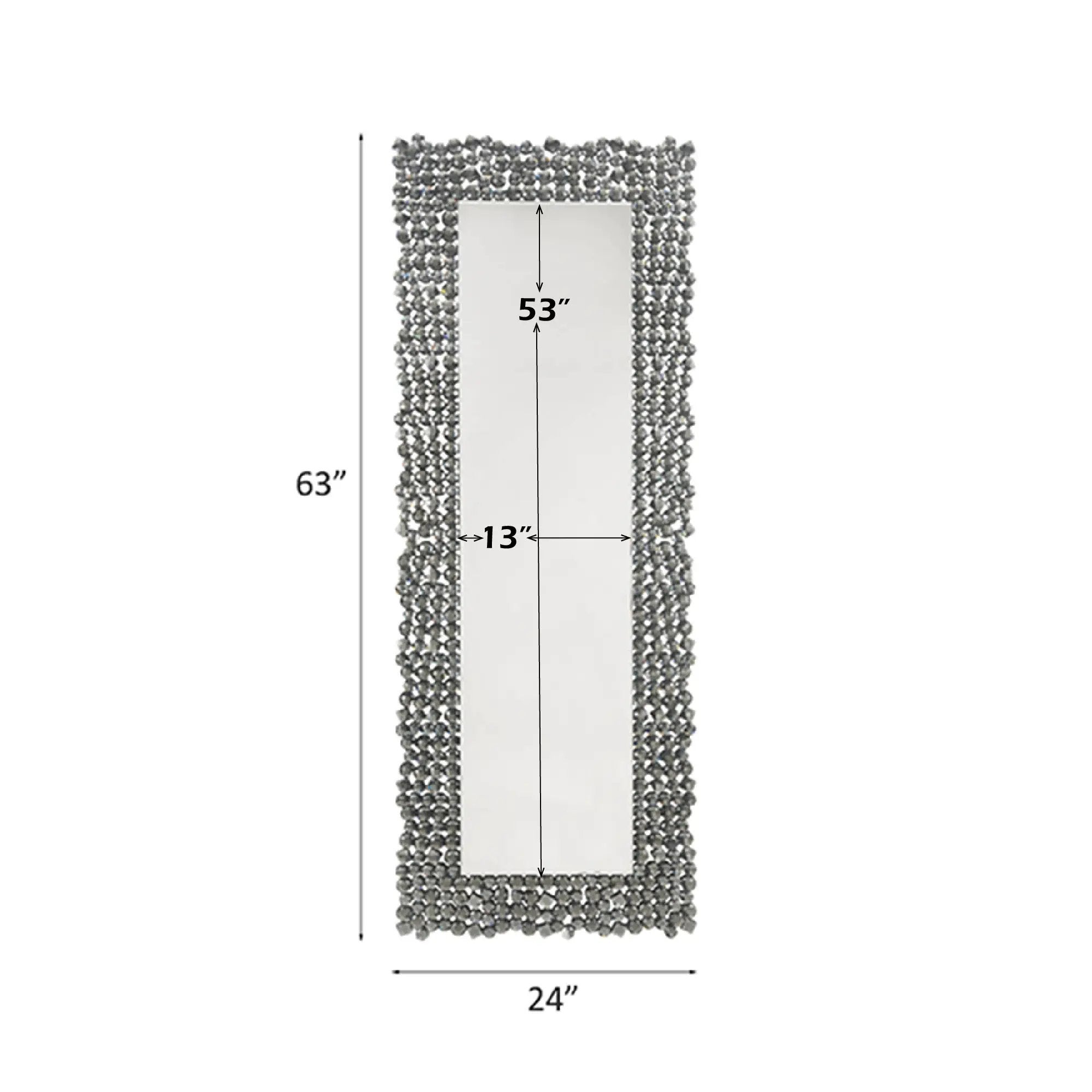 Kachina Mirrored & Faux Gems Accent Mirror by HouseOfZazla