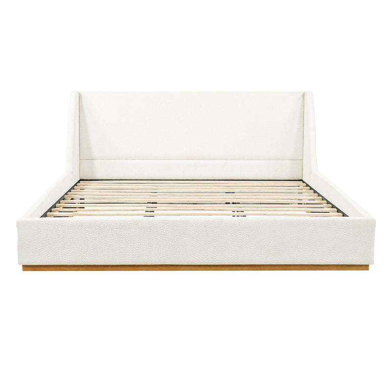 Luxury Upholstered Bed with Wings by HouseOfZazla