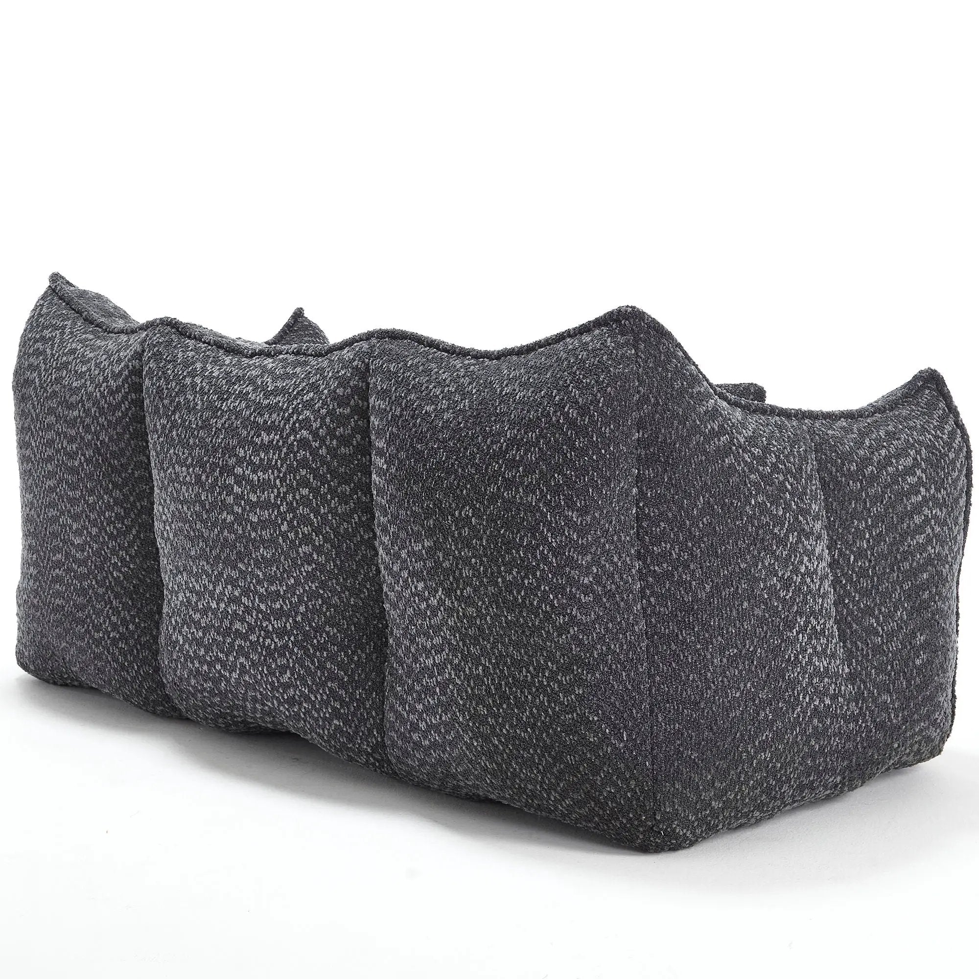 Comfortable Dual Beanbag Chair With High Resilience Foam Core For 2 People by HouseOfZazla