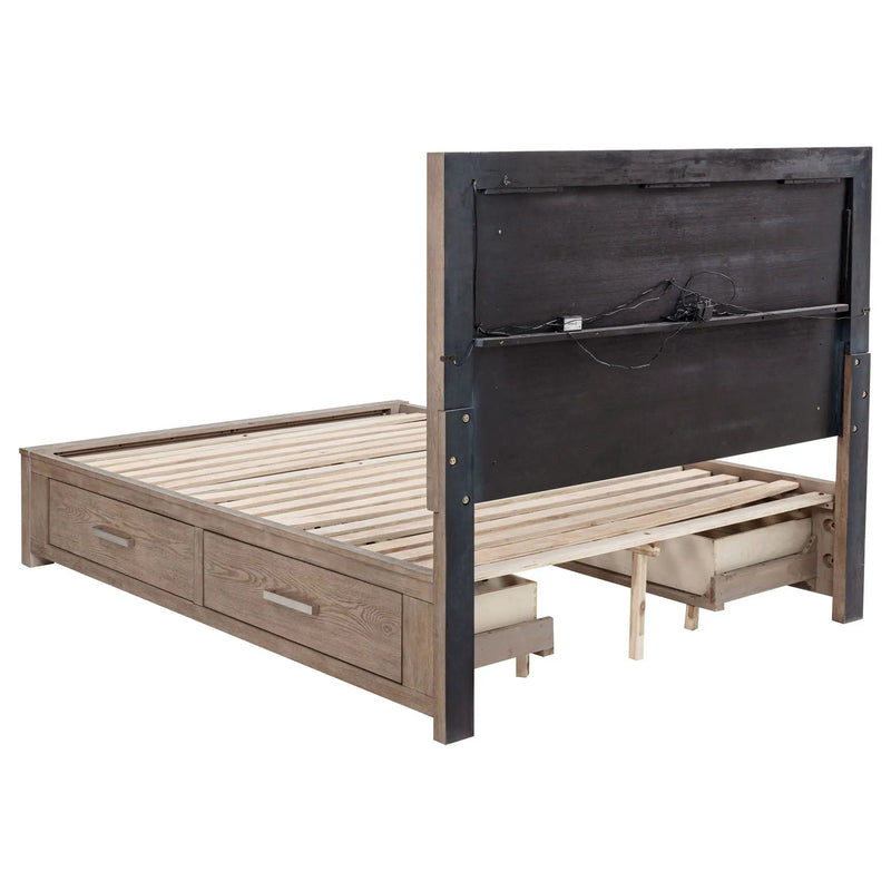Kenora 5-piece Queen Bedroom Set Barley Brown by Unique Piece Furniture