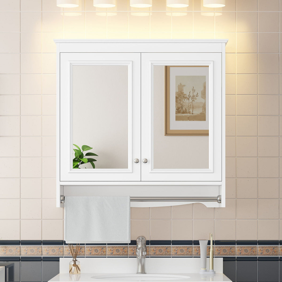 Modern Wall-Mounted Mirror Cabinet, photo 17 of 28
