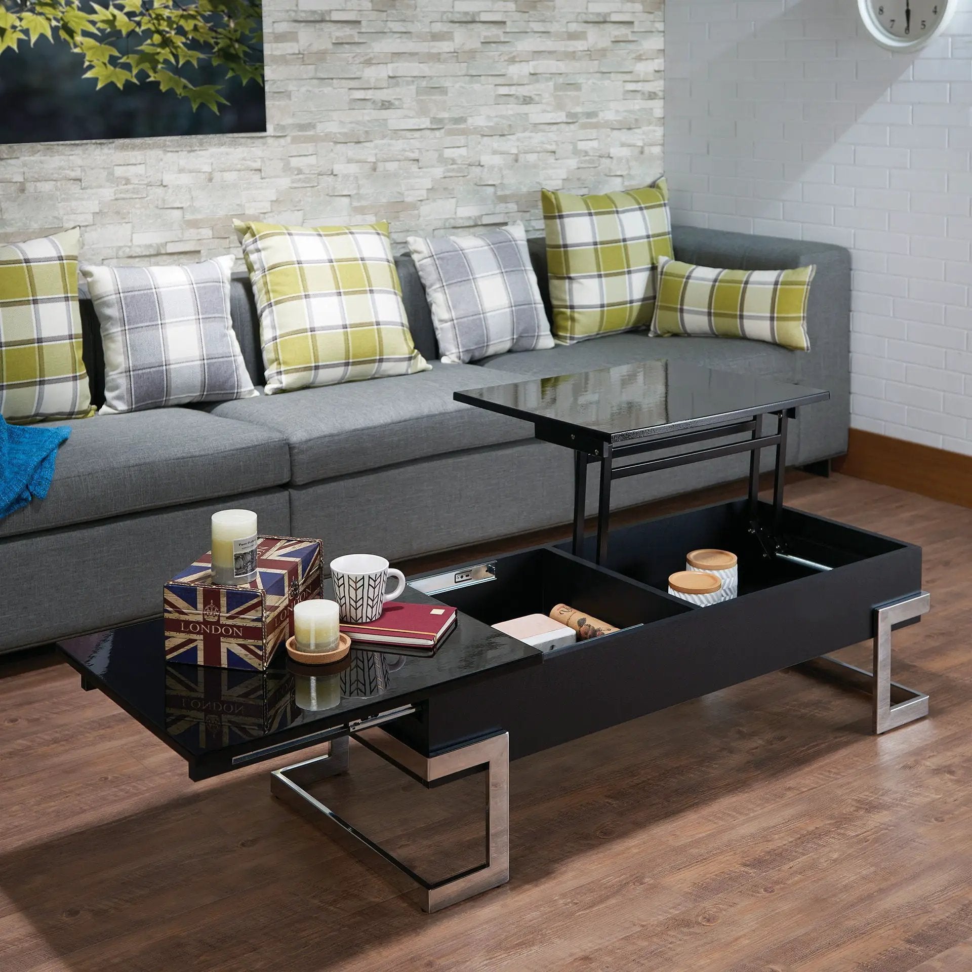 Calmam - High Gloss Coffee Table With Lift Top by Unique Piece Furniture