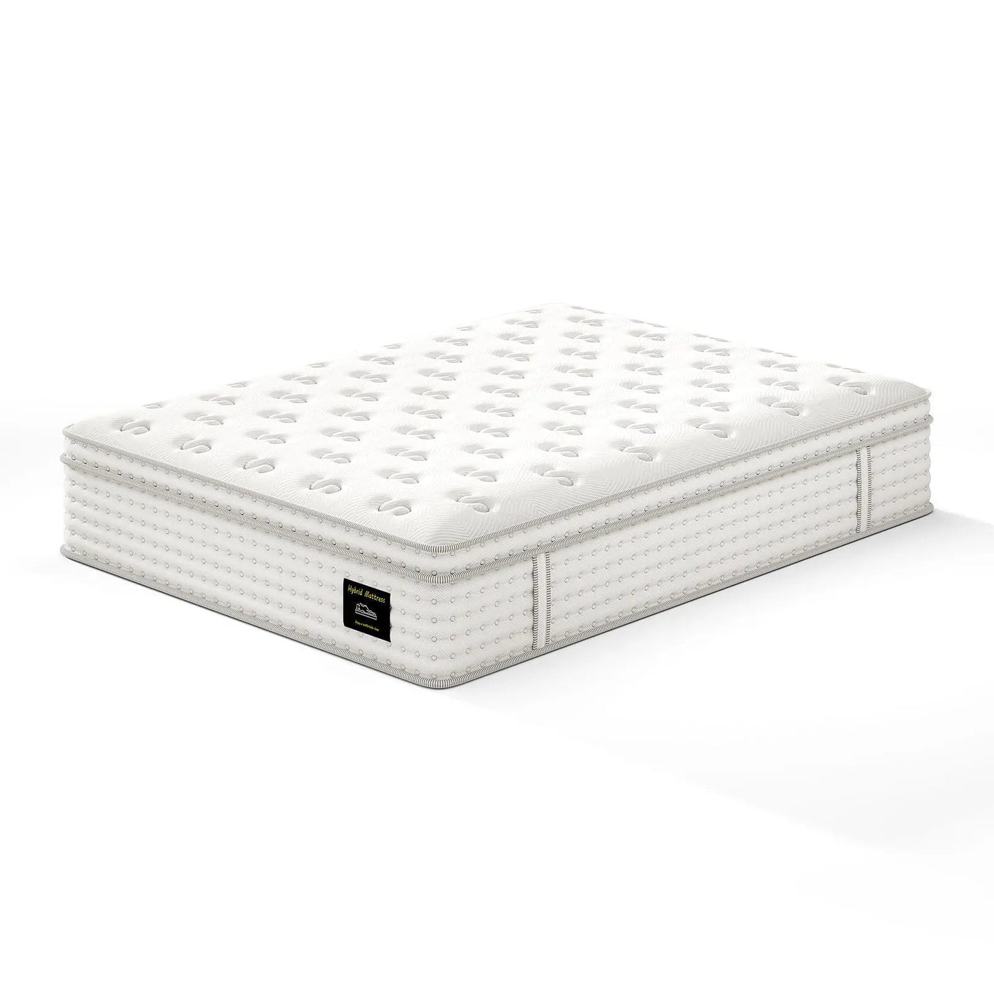14" Hybrid Mattress with Memory Foam & Pocket Springs for Pressure Relief by HouseOfZazla