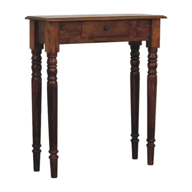 Turned Legs Drawer Console Table by HouseOfZazla
