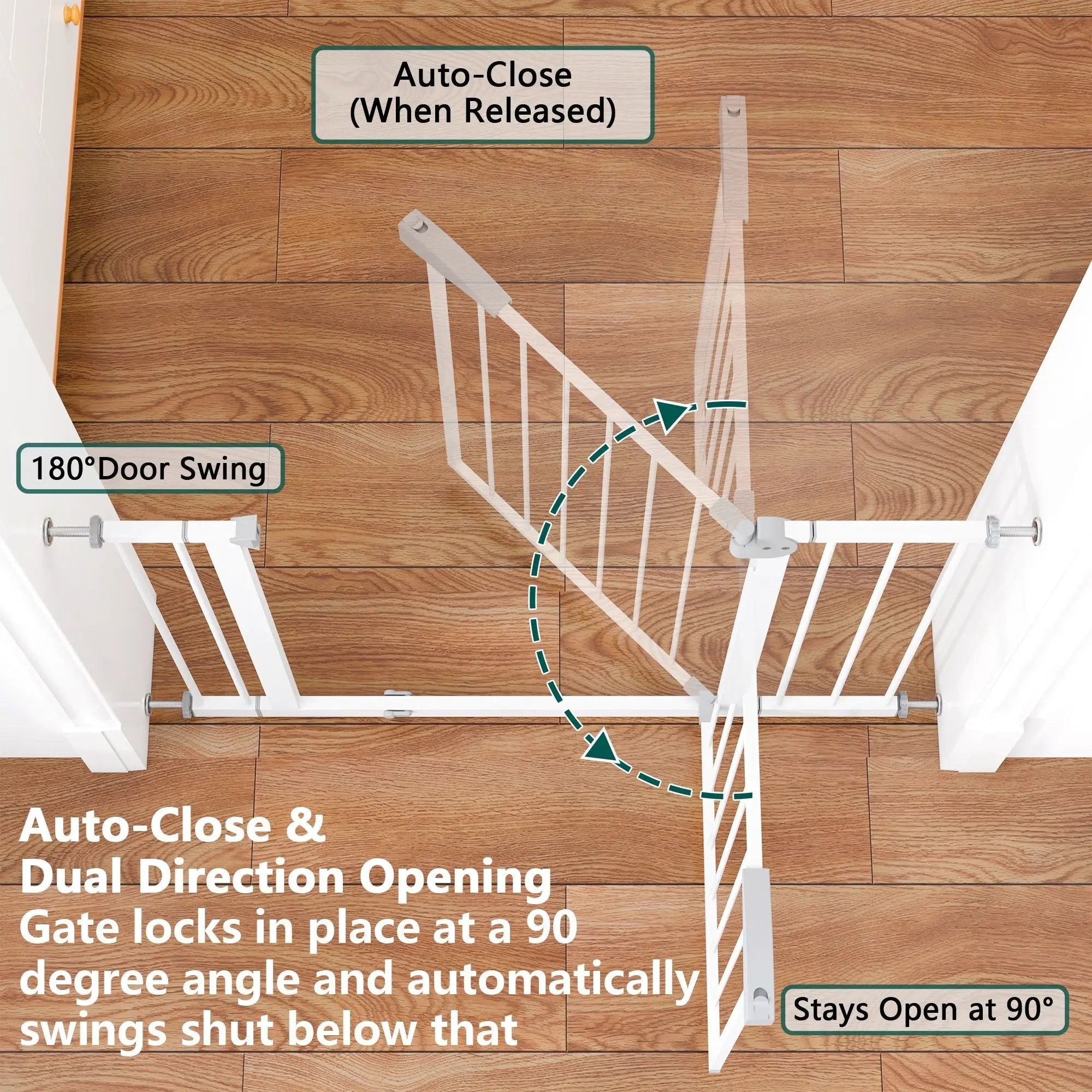 Baby Gate For Stairs And Doorways by HouseOfZazla