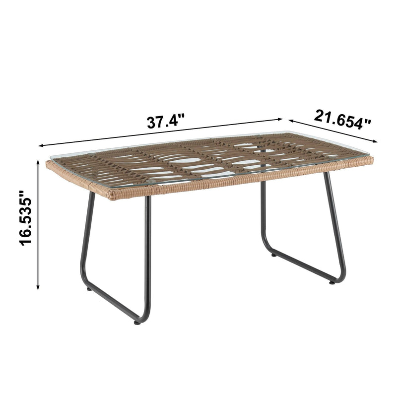 Antibes - 4 Piece Outdoor Conversation Set