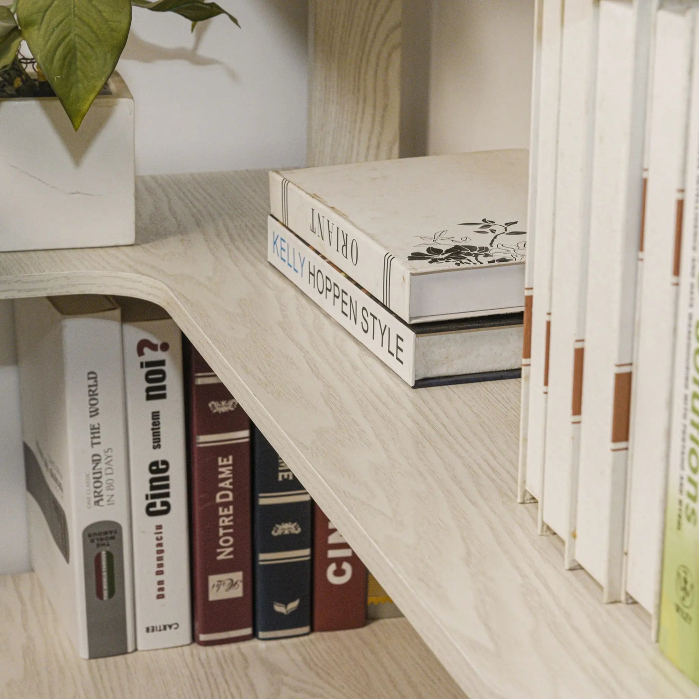 L-Shaped Design Corner Bookshelf by HouseOfZazla
