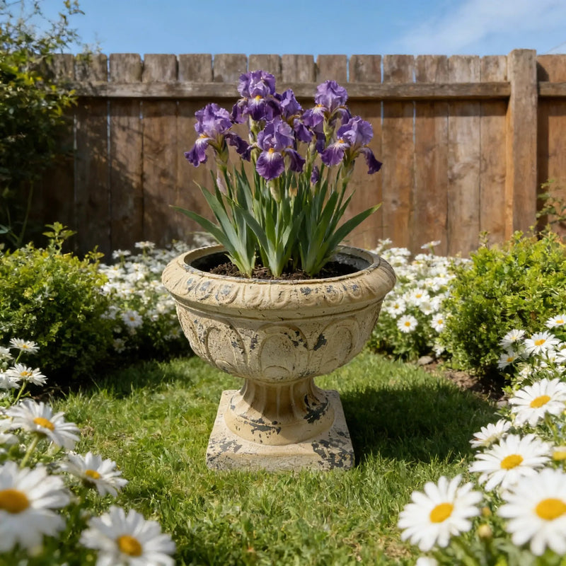 MGO Garden Planter in Antique White by HouseOfZazla