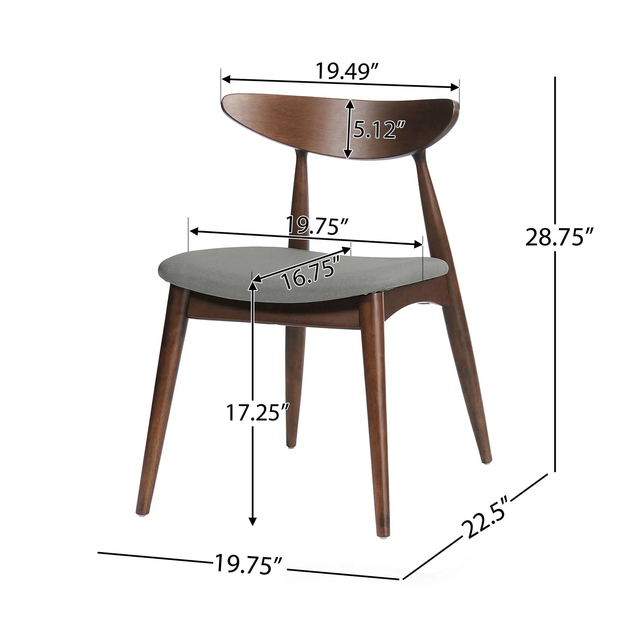 5 Piece Dining Set With Ergonomic Chairs by HouseOfZazla