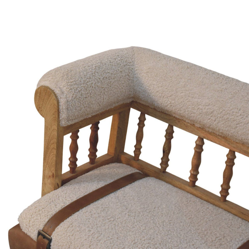 Strapped Hallway Bench by HouseOfZazla