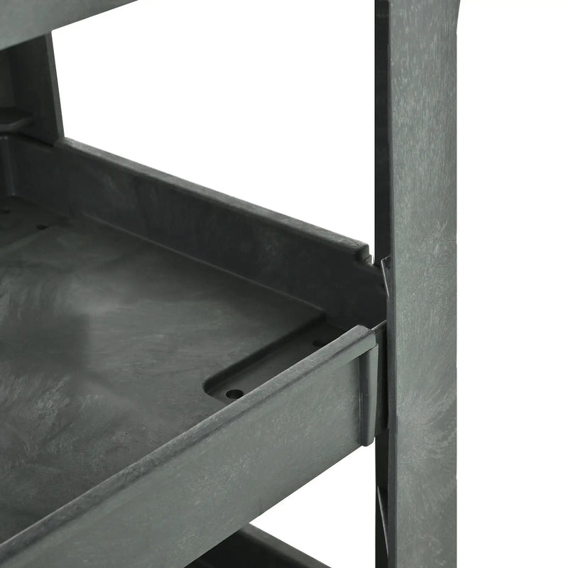 3-Layers Rolling Utility Cart with Wheels by HouseOfZazla
