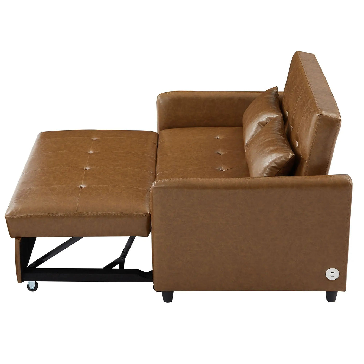 Convertible Sleeper Sofa Bed With 3 USB Ports by HouseOfZazla