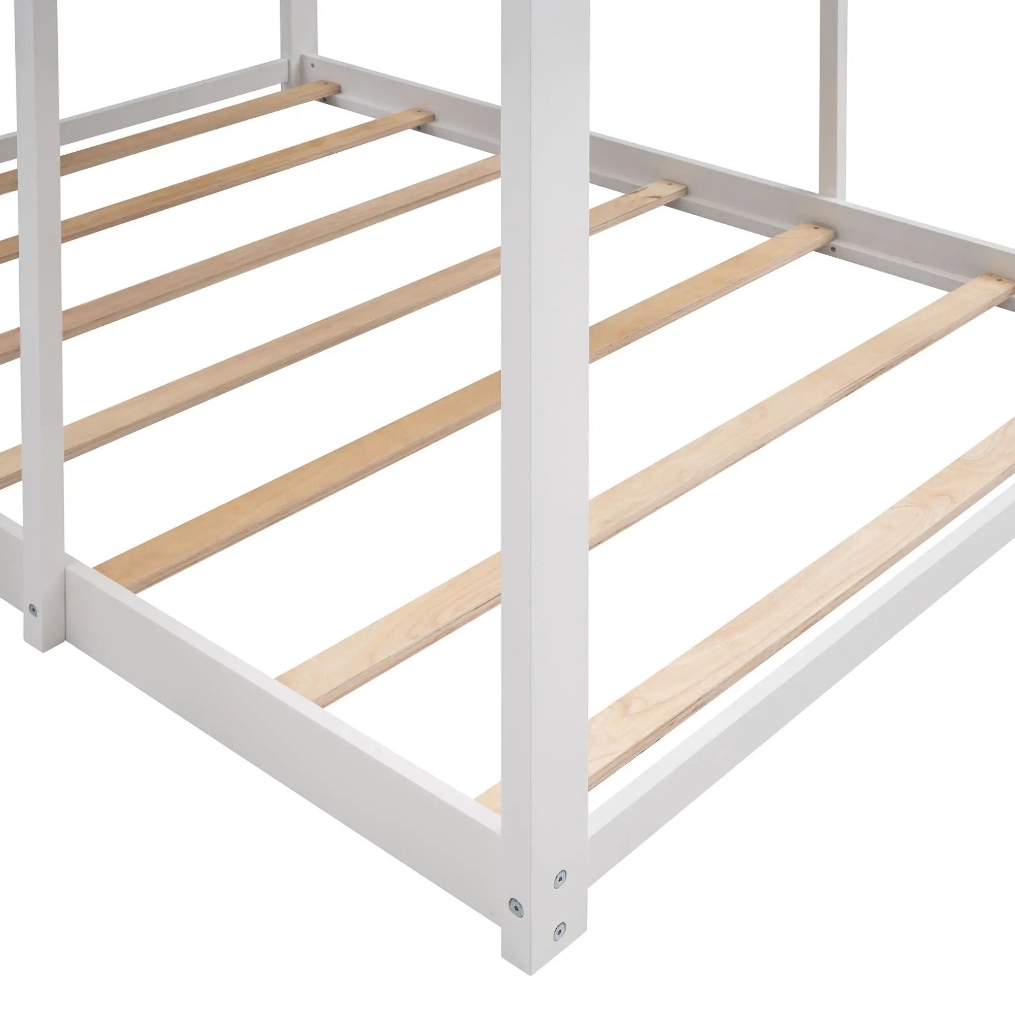 Bunk Bed With Roof, Window, Guardrail, Ladder by HouseOfZazla