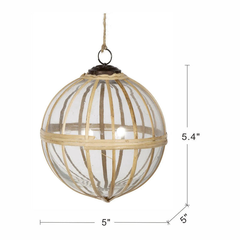 D5" X-Mas Hanging Ornament, Set of 2 by HouseOfZazla