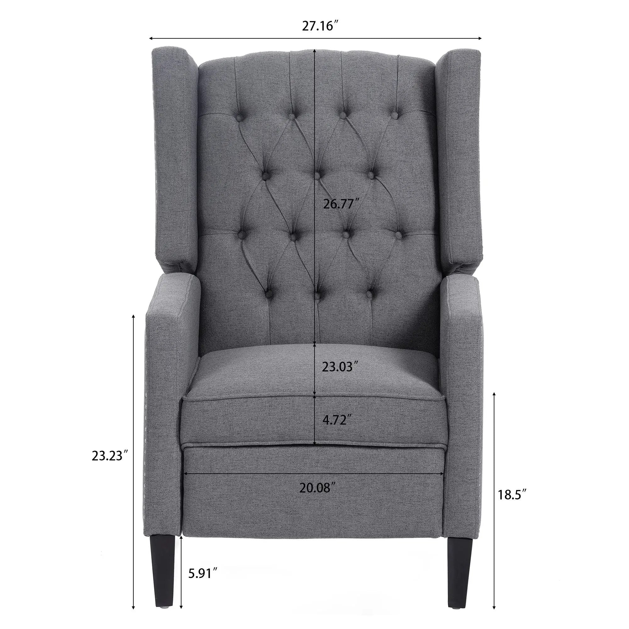 Manual Wing Chair Recliner by HouseOfZazla