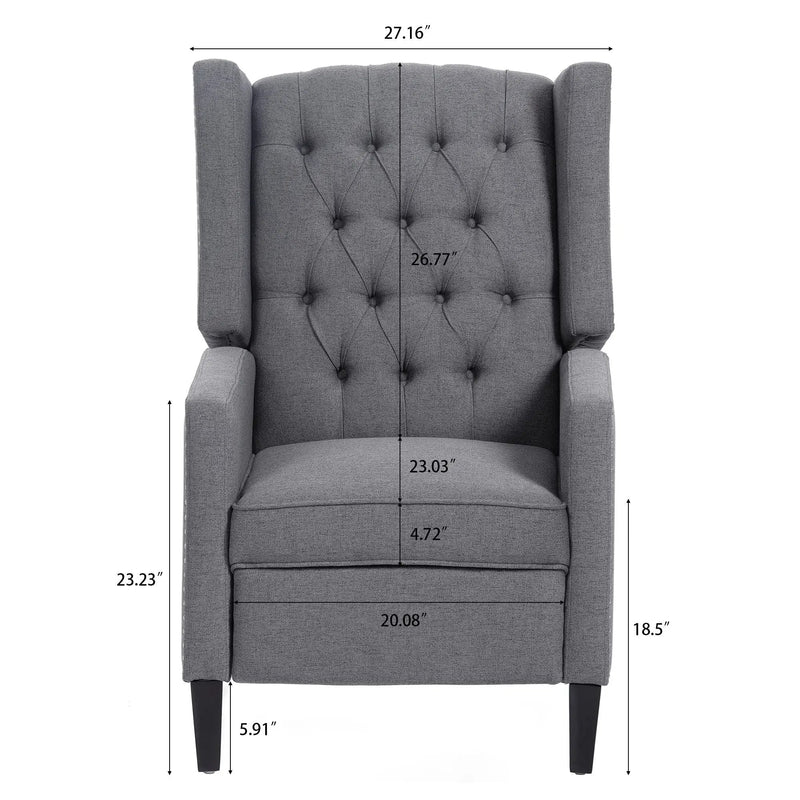 Manual Wing Chair Recliner by HouseOfZazla