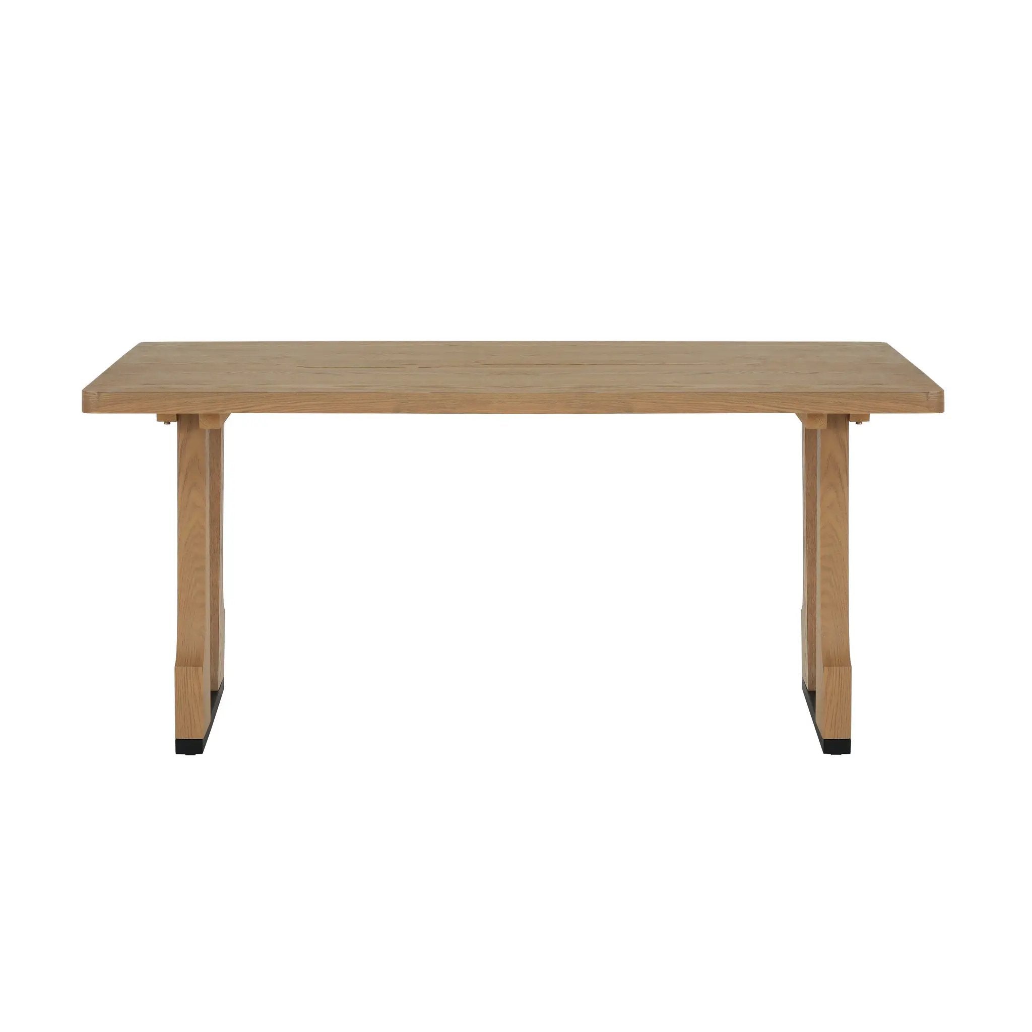 63" Rectangular Dining Table (Light Ash) by HouseOfZazla