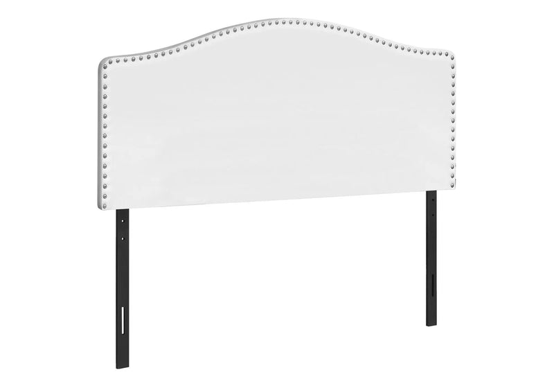 Queen Size Upholstered Bed Headboard - White, Transitional by HouseOfZazla