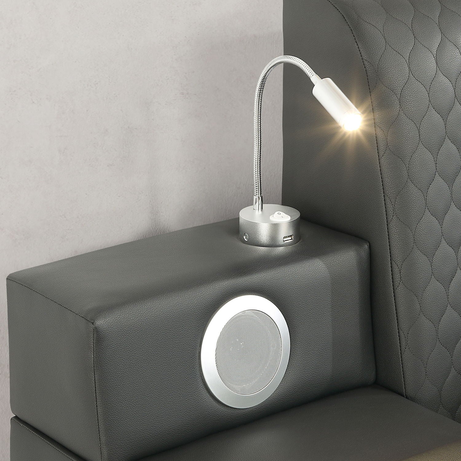Zoya - Smart Multifunctional Bed, Built In Bluetooth Speakers, USB Charging by HouseOfZazla