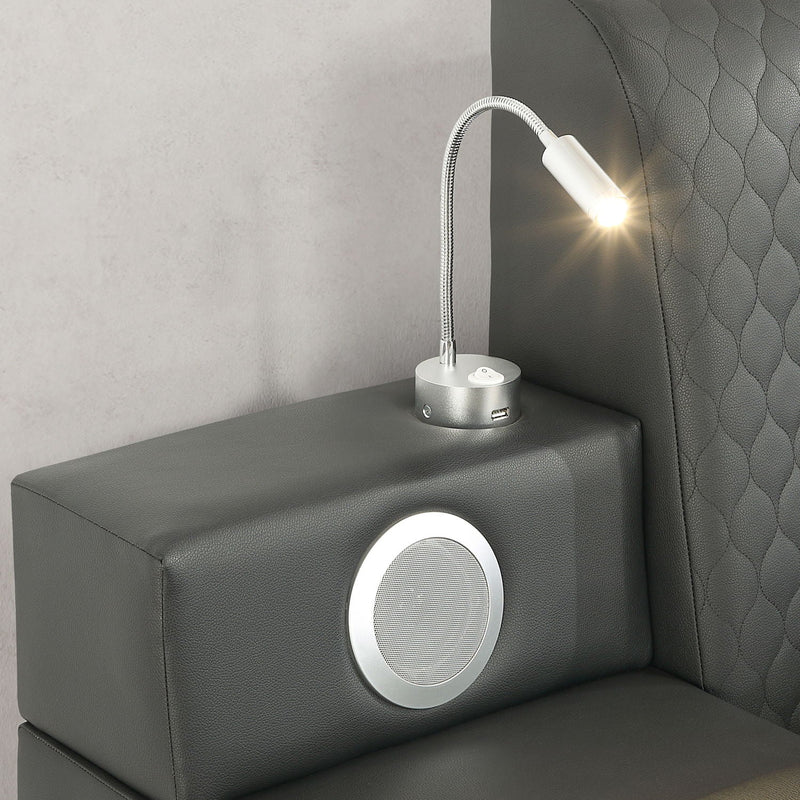 Zoya - Smart Multifunctional Bed, Built In Bluetooth Speakers, USB Charging by HouseOfZazla