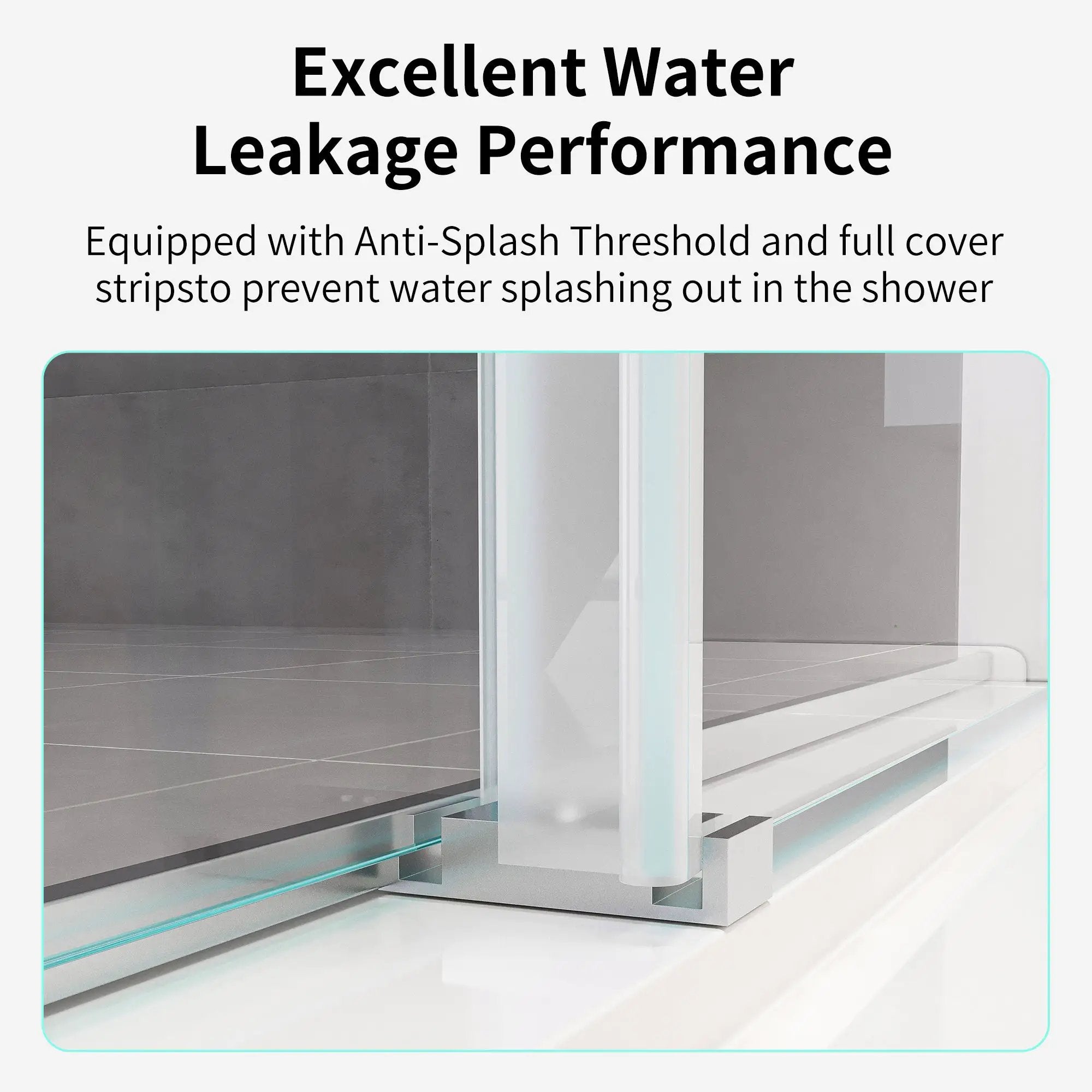 Double Sliding Frameless Soft-Close Shower Door by HouseOfZazla
