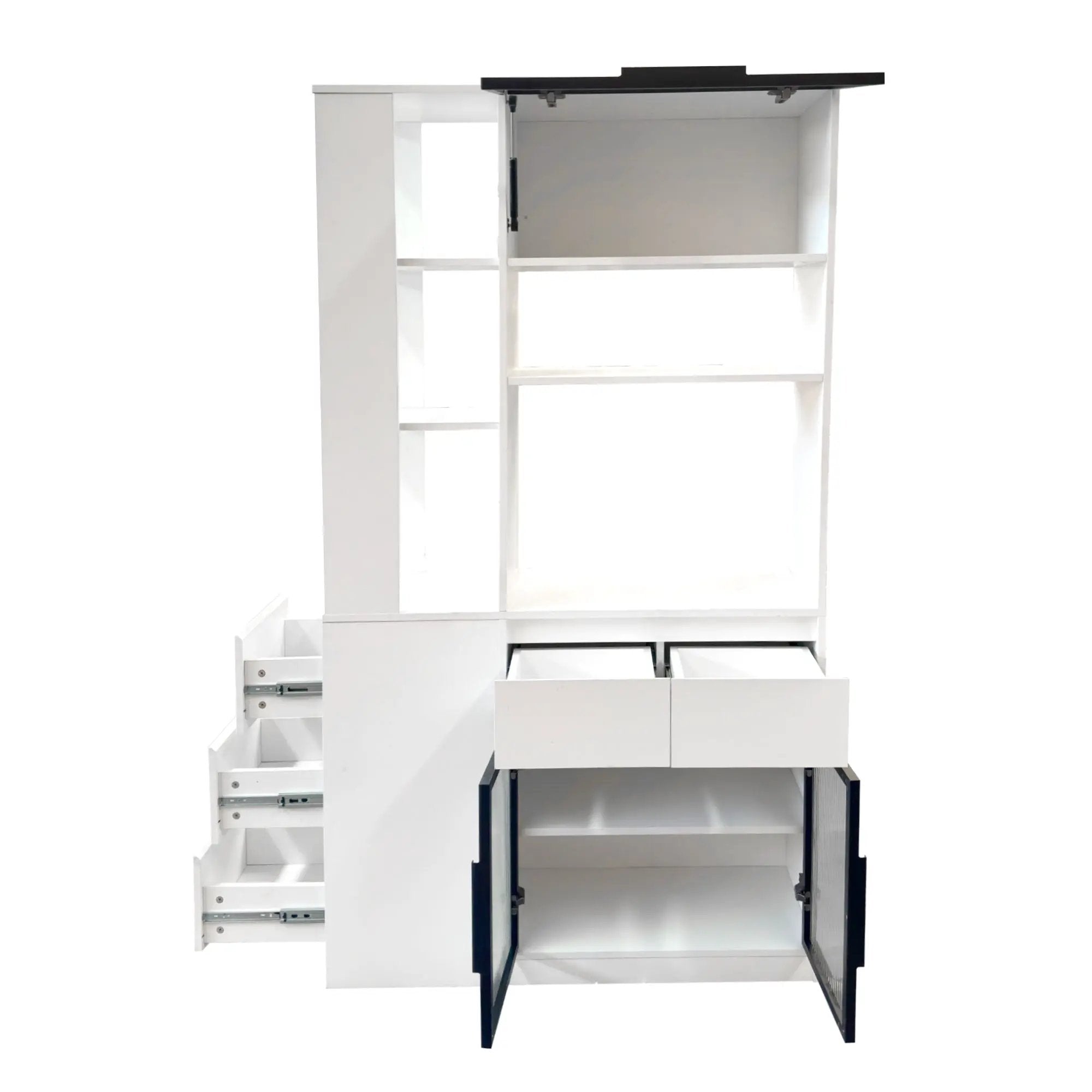 70.87"H Tall Storage Cabinet with Multi-functional Storage Space by HouseOfZazla