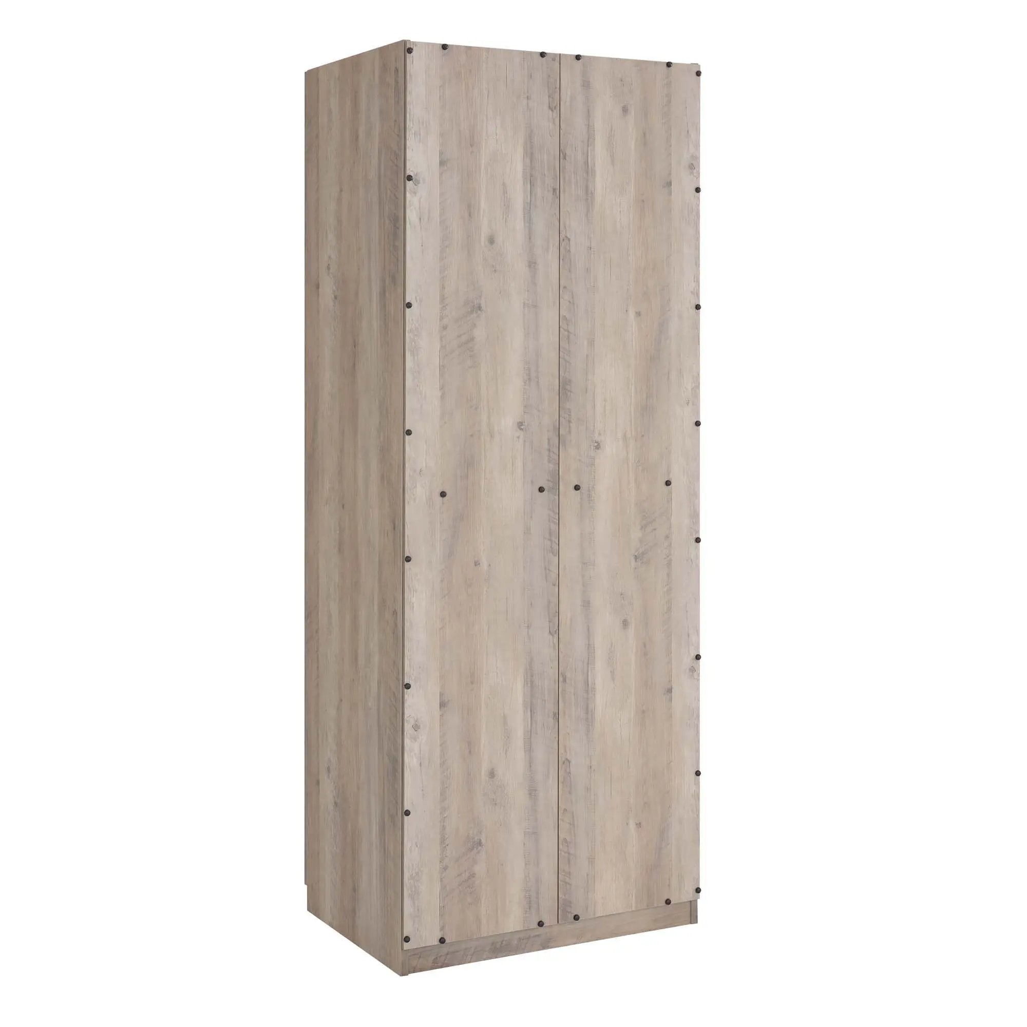 Lee - Free Standing Wardrobe Closet With Adjustable Shoe Shelves by HouseOfZazla