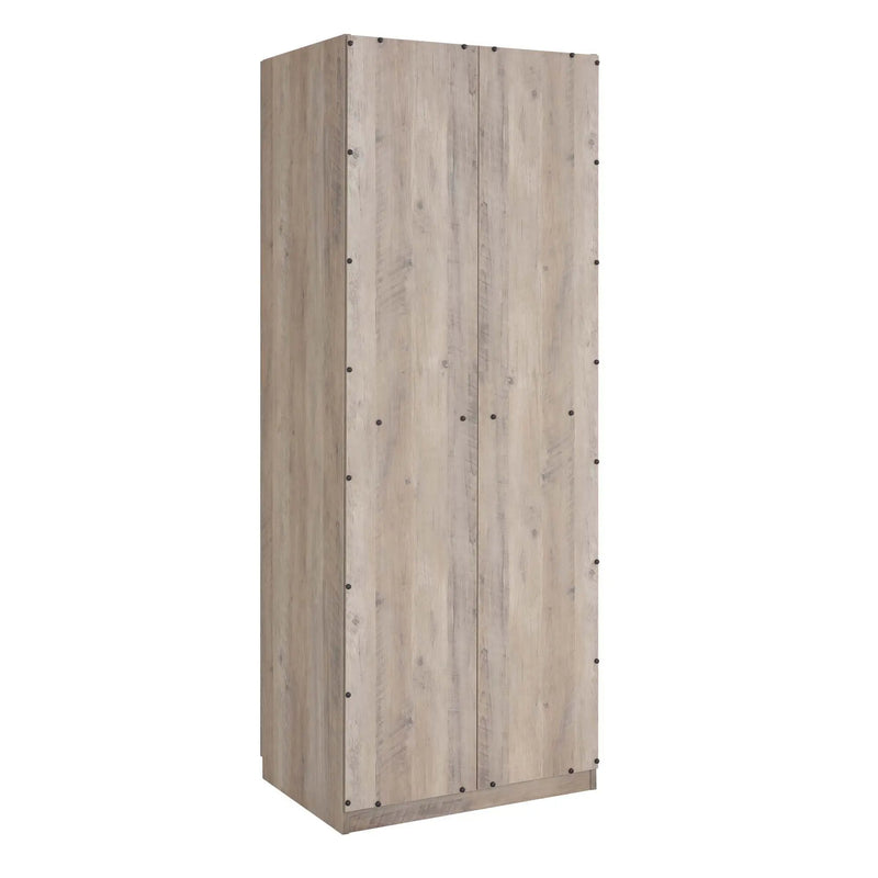 Lee - Free Standing Wardrobe Closet With Adjustable Shoe Shelves by HouseOfZazla