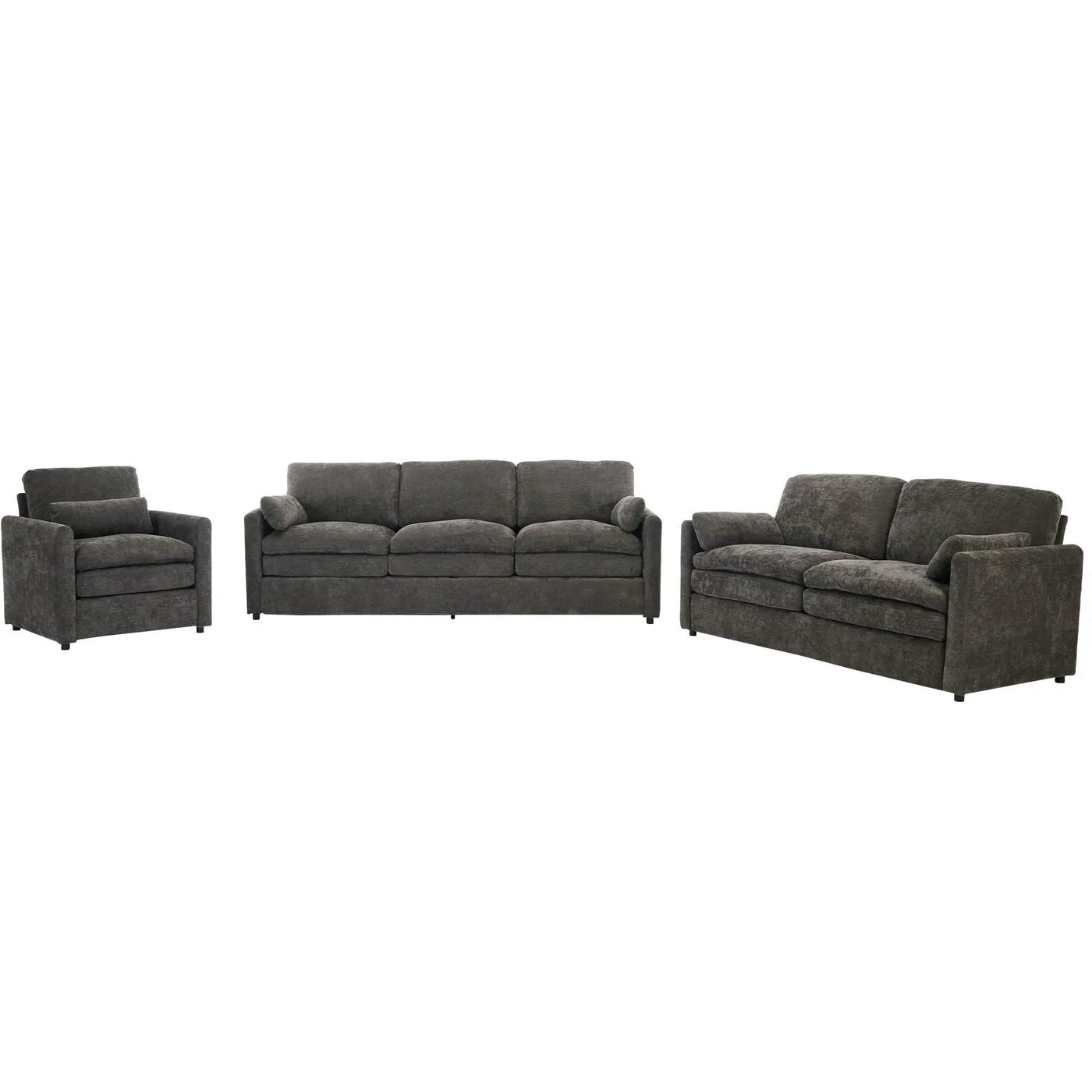 Cozy Upholstered Sofa Set For Living Room by HouseOfZazla