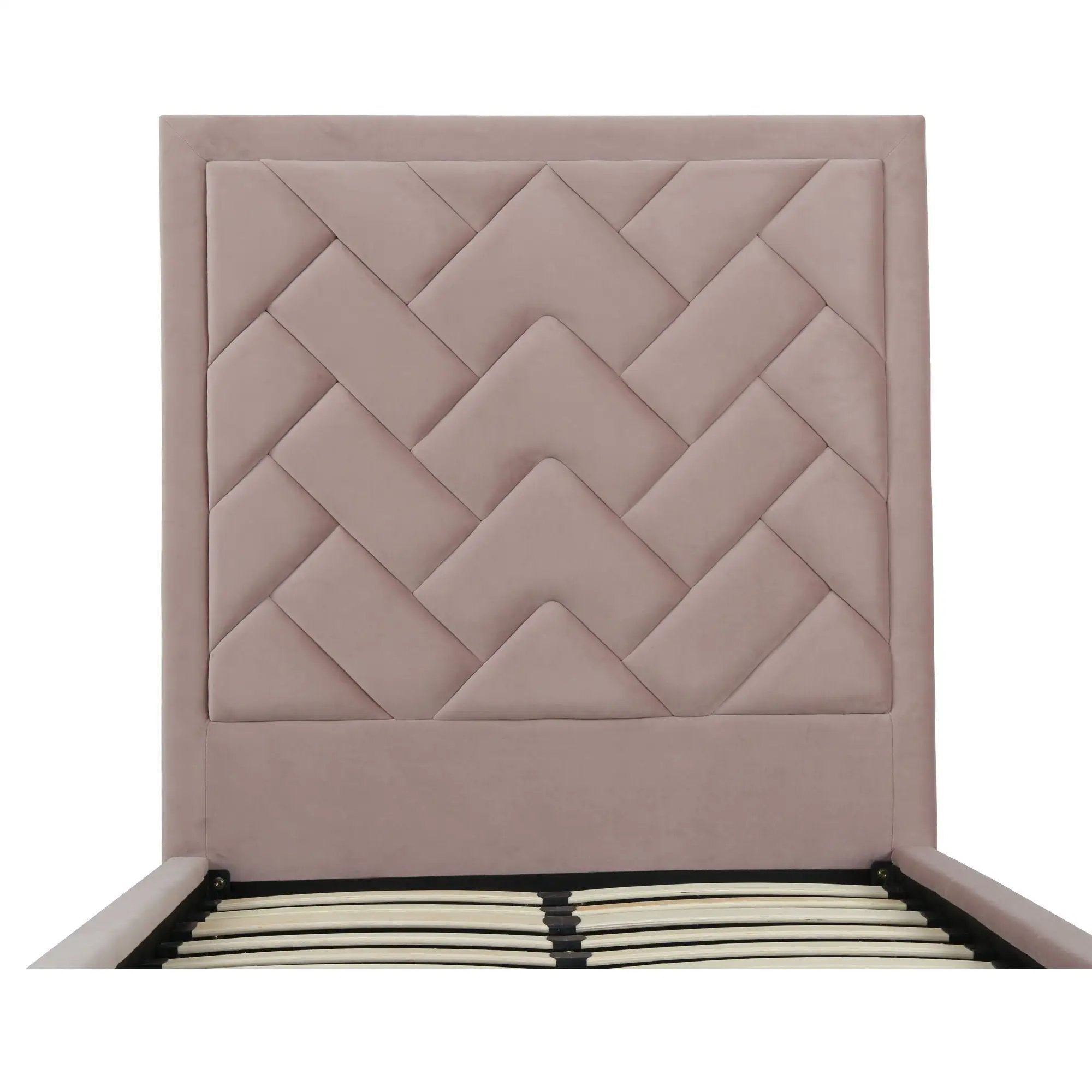 Crosby - Bed With Upholstered Headboard And Slats