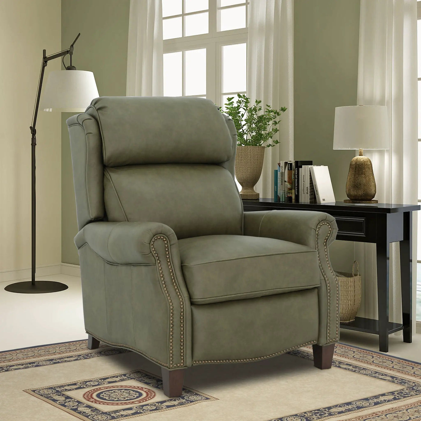 Meade - Push Thru The Arm Recliner by Unique Piece Furniture