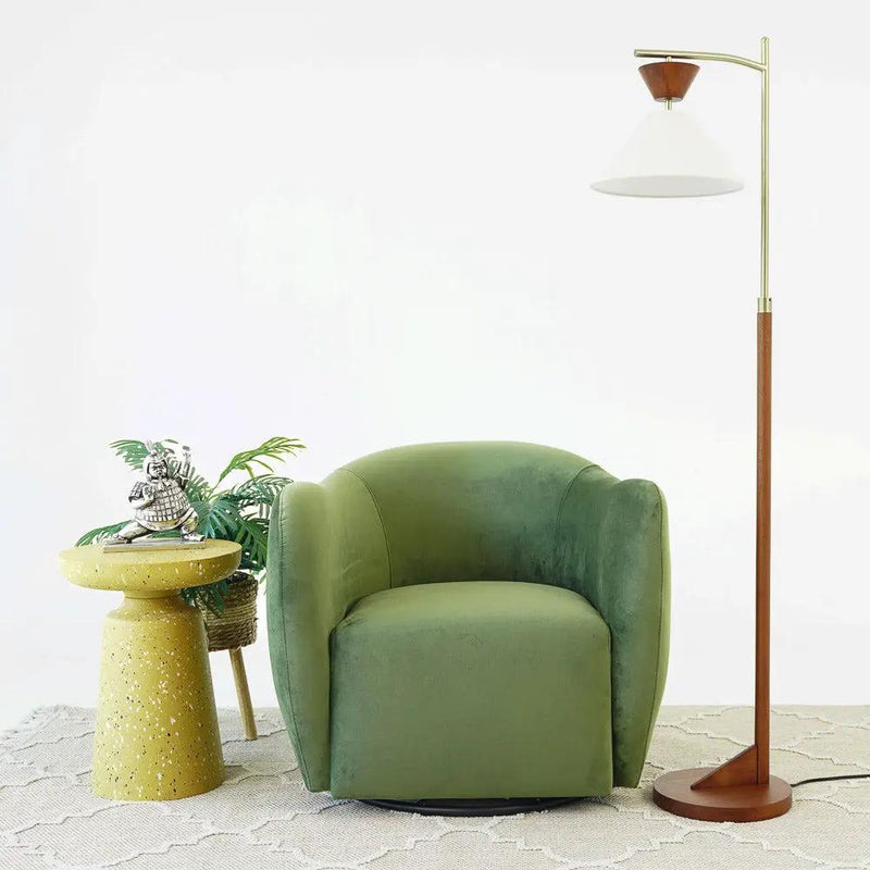 Renee - Swivel Chair - Green by HouseOfZazla