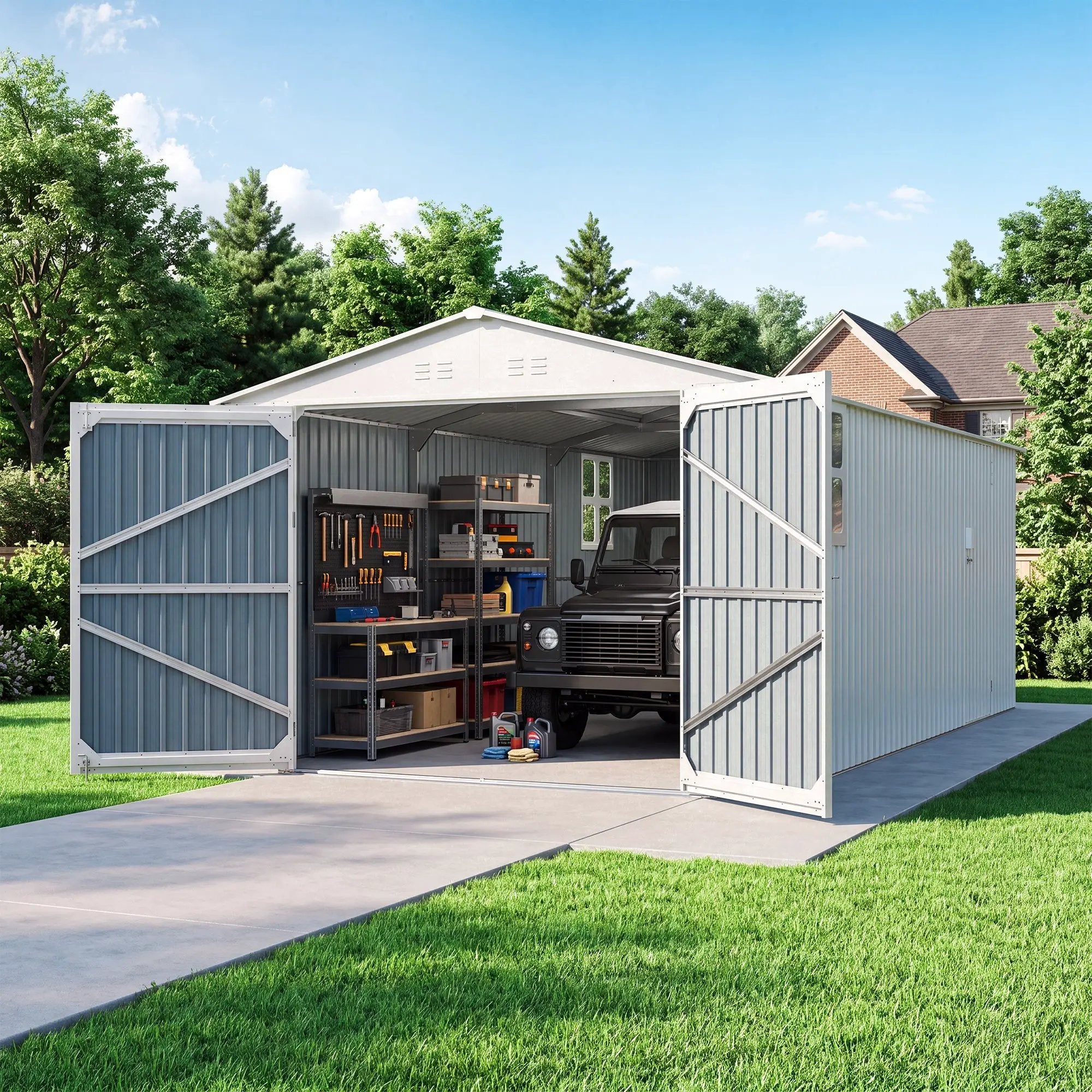 Outdoor Storage Shed 20x10 FT by HouseOfZazla