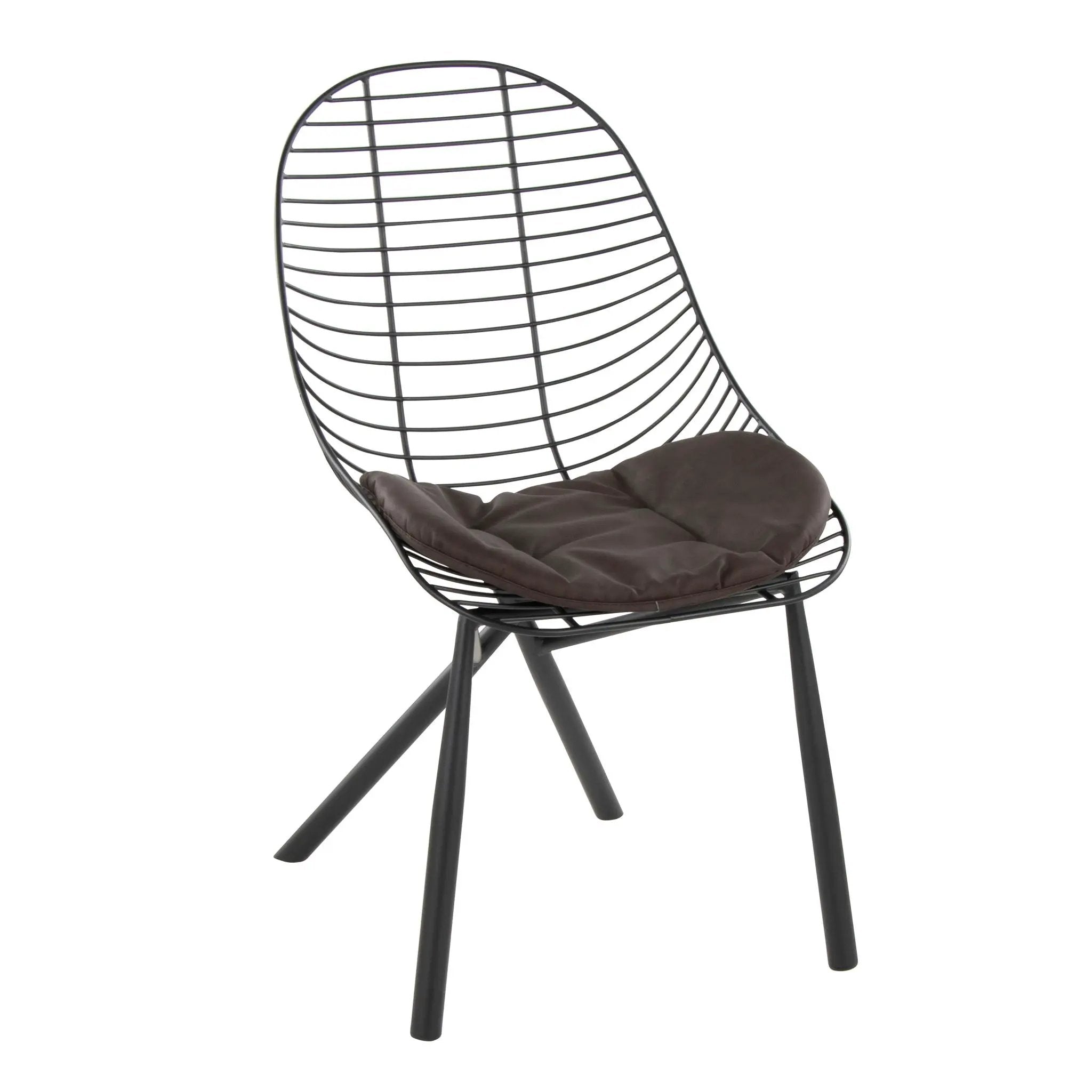 Wired - Contemporary Chair (Set of 2) - Black / Espresso by Unique Piece Furniture